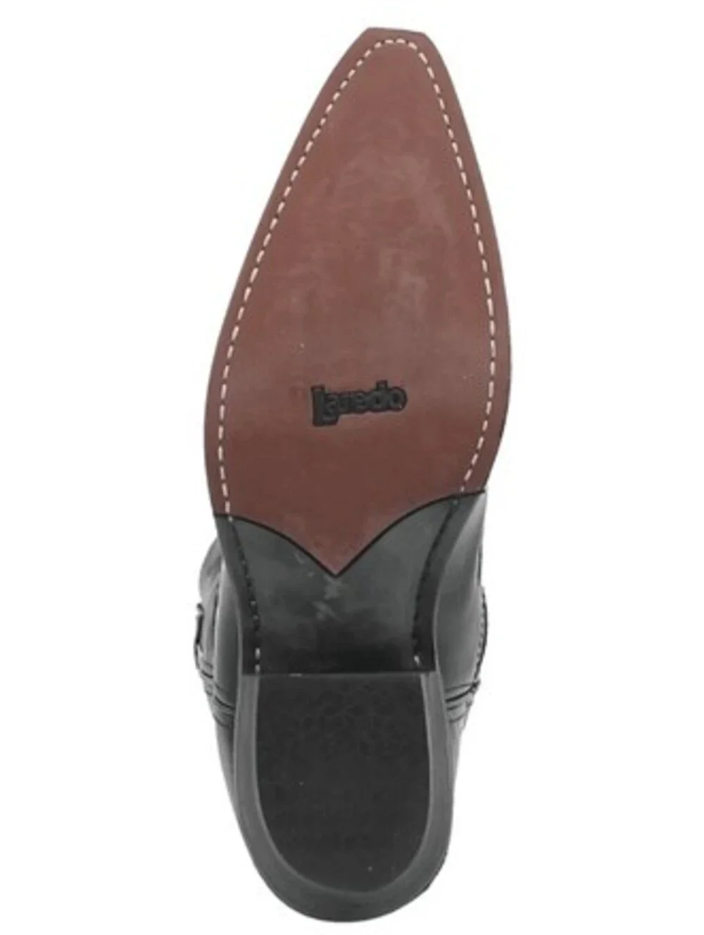 Laredo Western Boots Mens Hawk Cowboy Stitched Snip Toe Black 6860 NIB